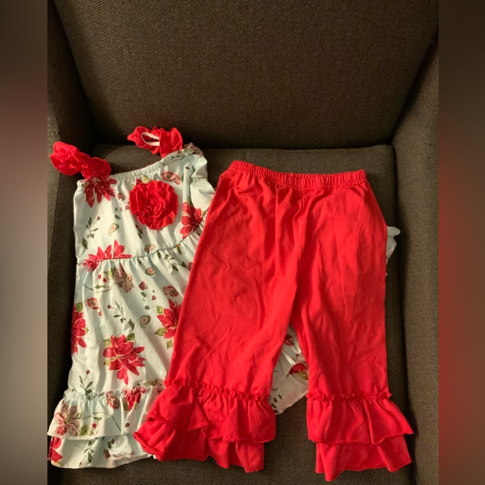 Girls floral set